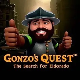 Gonzo's Quest online game logo by NetEnt on boost-fi.com
