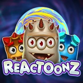 Reactoonz by Play'n GO, showcased at boost-fi.com – game logo